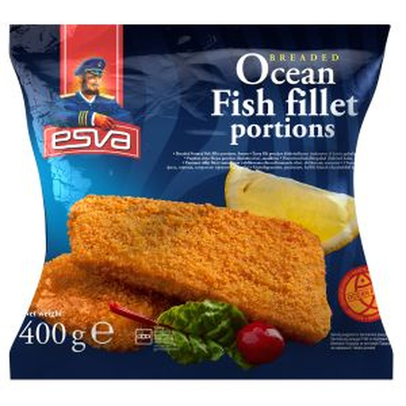 Paneeritud kalafileepalad, ESVA, 400 g