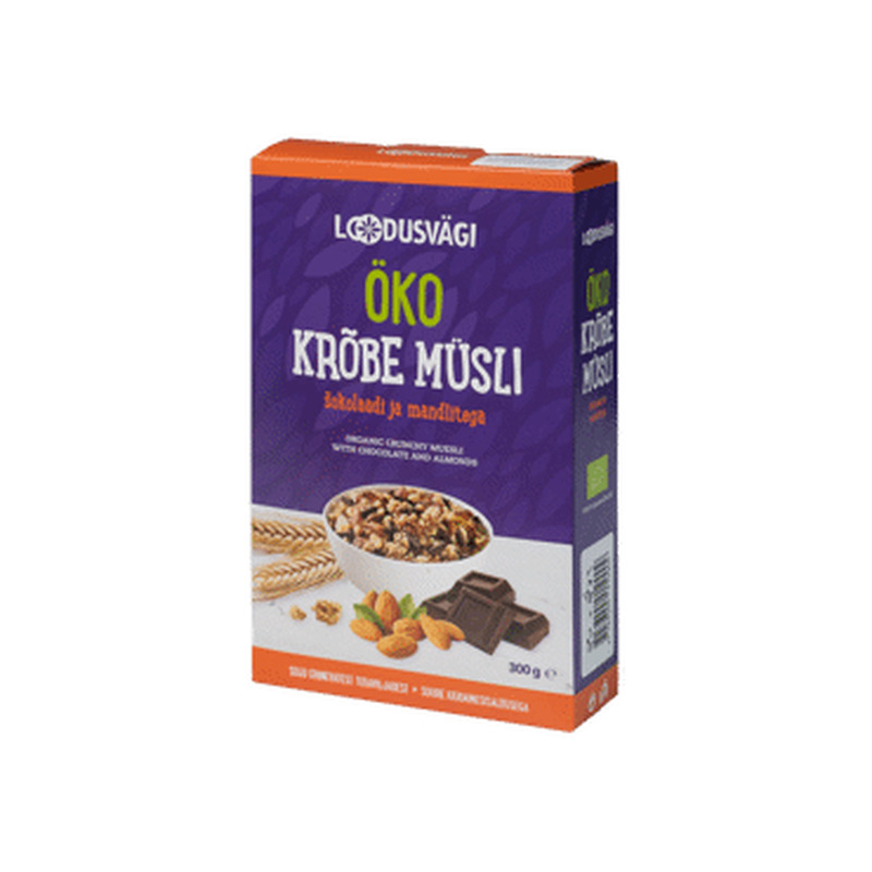 Öko müsli šokolaadi ja mandlitega 300g