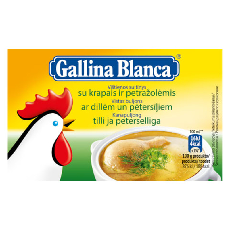 Kanapuljong tilli ja peterselliga Gallina Blanca 120g