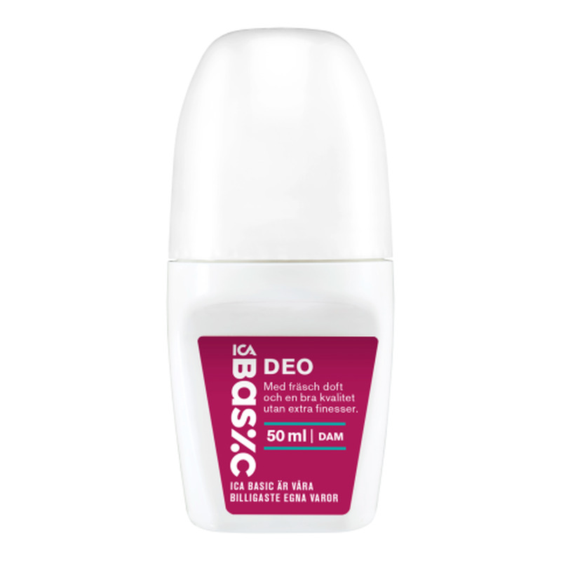 Deodorant ICA Basic naistele 50ml