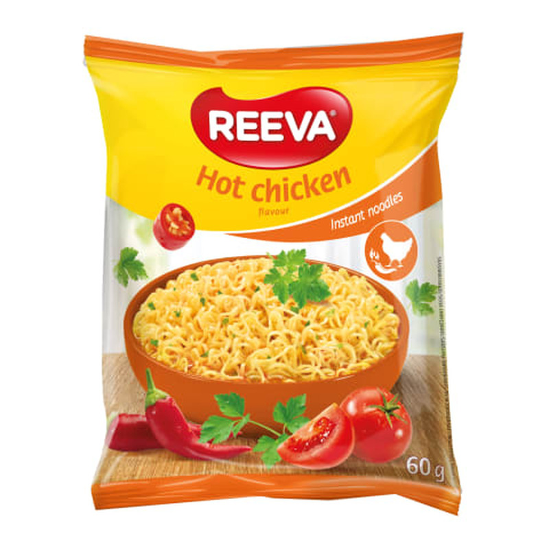 Nuudlid kanamaitseline hot Reeva 60g