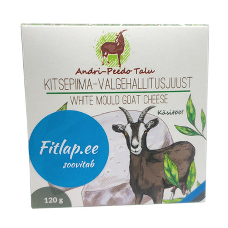 Valgehallitusjuust kitsepiimast, ANDRI-PEEDO, 125 g