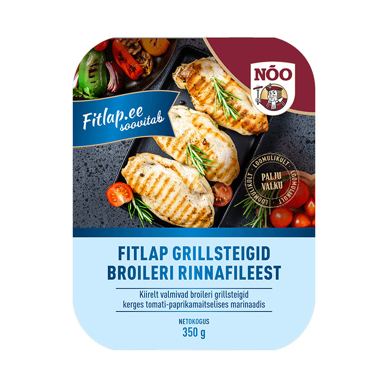 Grillsteigid broileri rinnafileest Fitlap, NÕO, 350 g