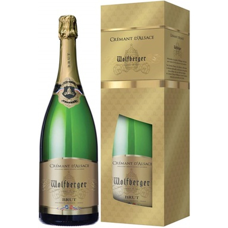 WOLFBERGER Cremant d'Alsace Brut 12% 150cl (kuiv, karbis)