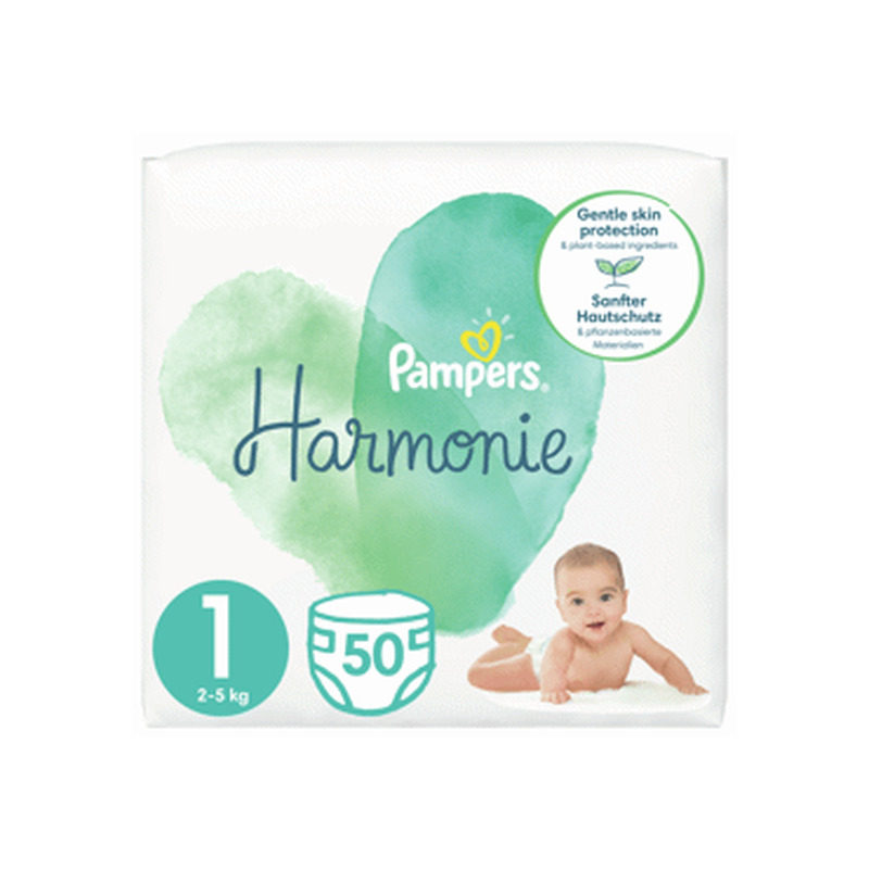 Mähkmed PAMPERS Harmonie S1 2-5kg,50tk