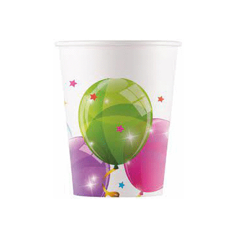 Papptopsid FSC Balloons, 200ml, 8tk