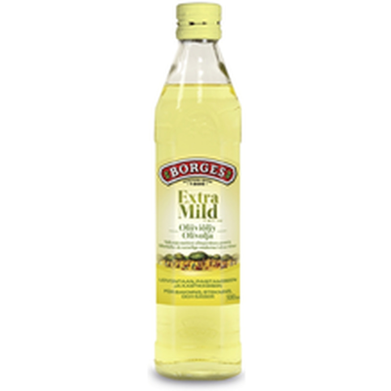 Oliiviõli rafineeritud ja väärisoliivõlist Light, BORGES, 500 ml