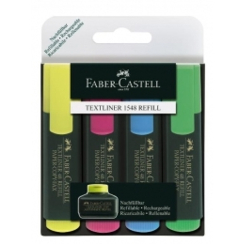 FABER CASTELL Tekstimarkerite komplekt (4 värvi)