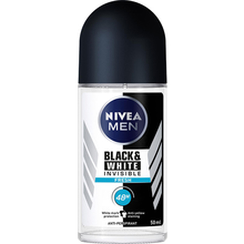 Rulldeodorant Men Black &amp; White Fresh 50 ml