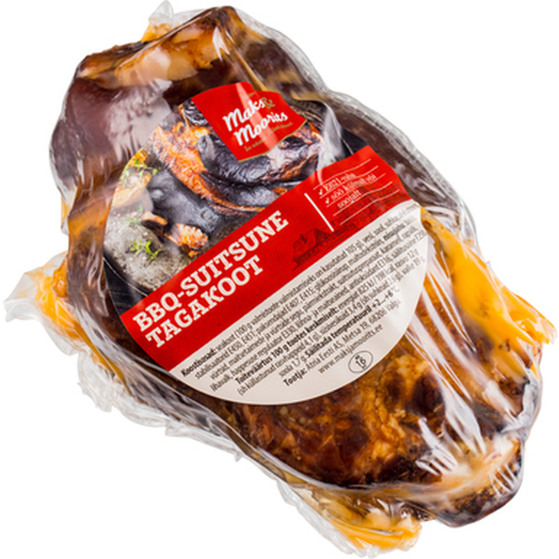 MAKS&MOORITS Eelküpsetatud BBQ-suitsune tagakoot kg (ca 1,5kg