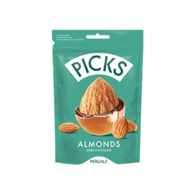 Mandel tumedas šokolaadis DR PICKS 90g