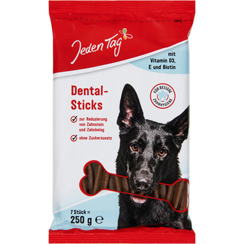 JEDEN TAG Dental Sticks Närimispulk koertele 7tk 250g