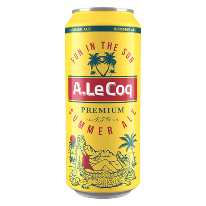 Õlu A. Le Coq Premium Summer 4,5%vol 0,5l purk