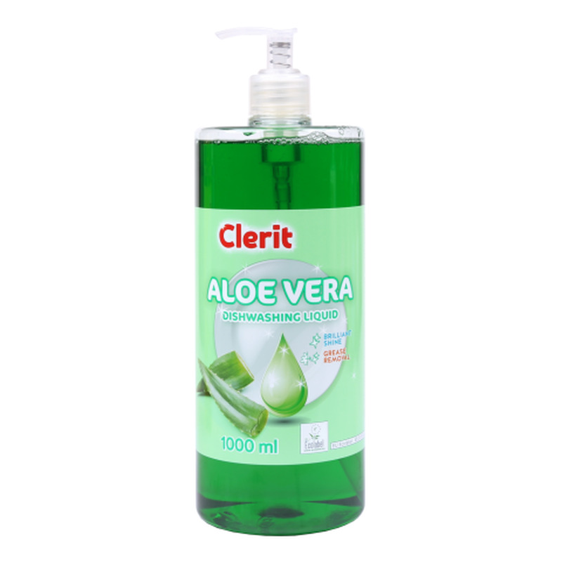 Nõudepesuvahend aloe vera lõhnaga 1L Clerit