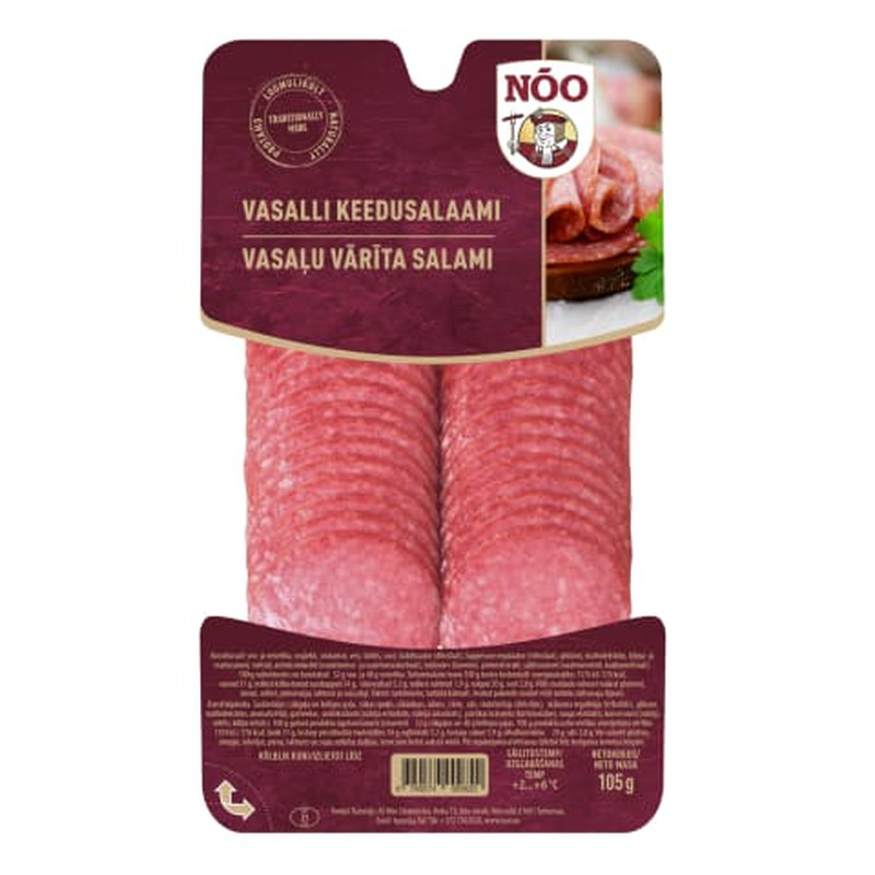 Vorst Vasalli viilutatud Nõo 105g