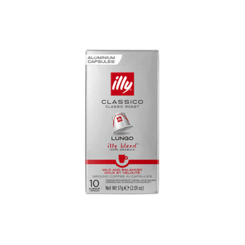 Kohvikapslid ILLY Classic Lungo 10x5.7g