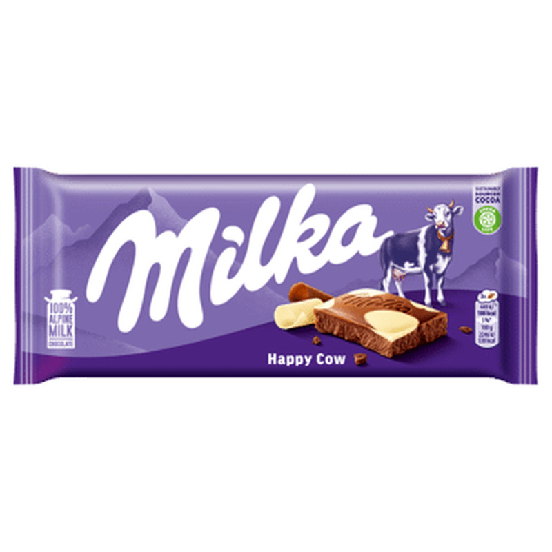 Piima-ja valge šokolaadi segu MILKA 100g