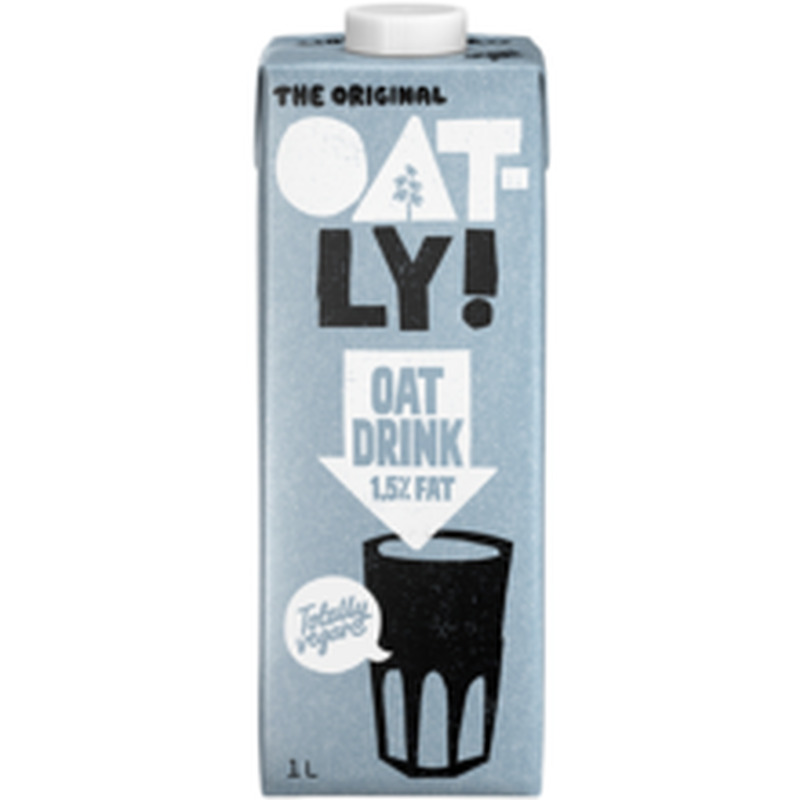 Oatly 1,5% rasvasisaldusega kaerajook 1L