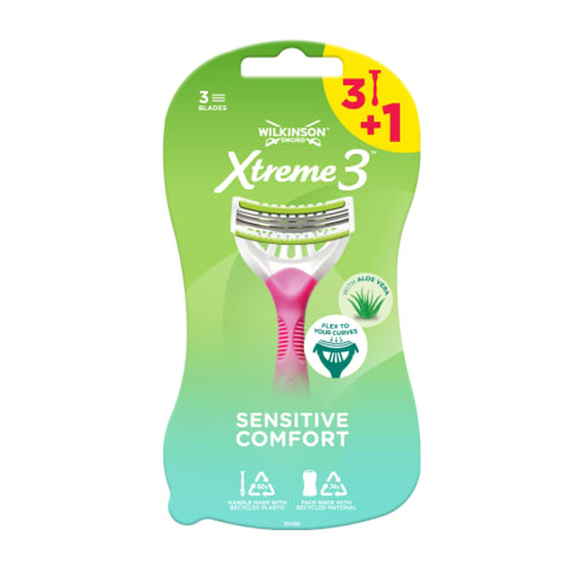 Raseerija Wilkinson Sword Xtreme3 Beauty 4tk