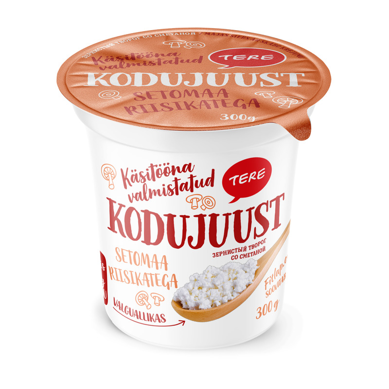 Kodujuust Setomaa riisikatega, TERE, 300 g