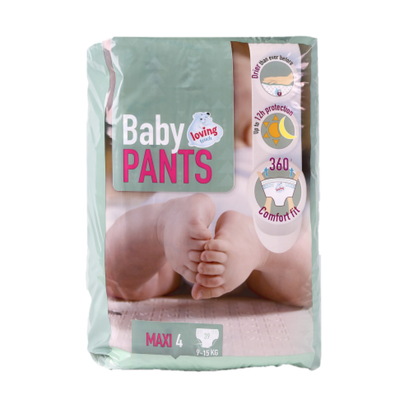 Püksmähkmed Loving Touch Maxi S4 9-15kg 39tk