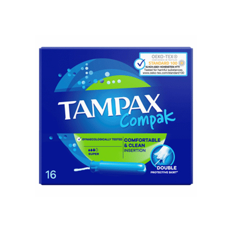 Tampoonid TAMPAX Compak Super 16tk