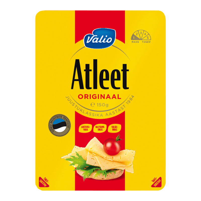 Juust Atleet Originaal viilutatud, VALIO, 150 g