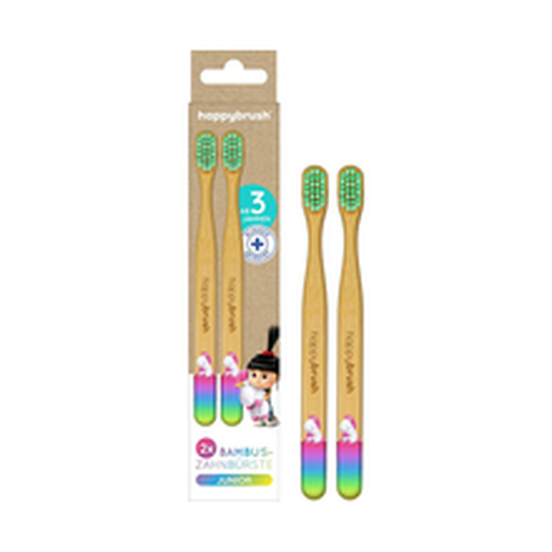 Happybrush bamboo unicorn hambahari 2tk