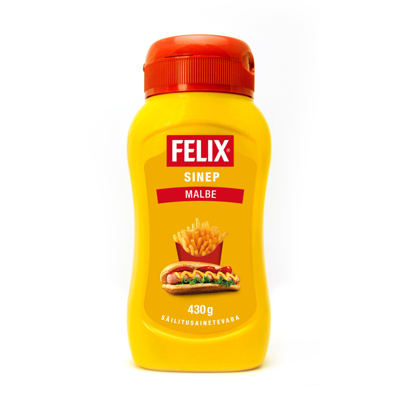 Malbe sinep mahedamaitseline, FELIX, 430 g