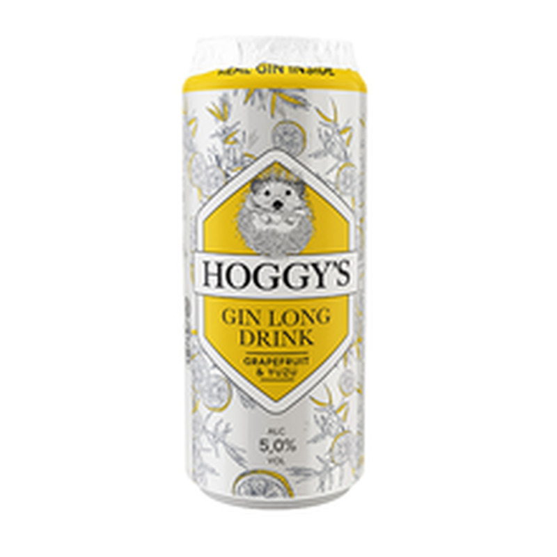 Gin Long Drink Yuzu, HOGGY´S, 500 ml