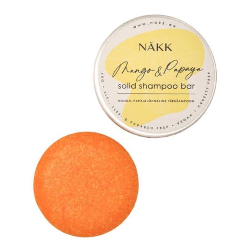 Tükkšampoon Näkk Mango & papaia 60g