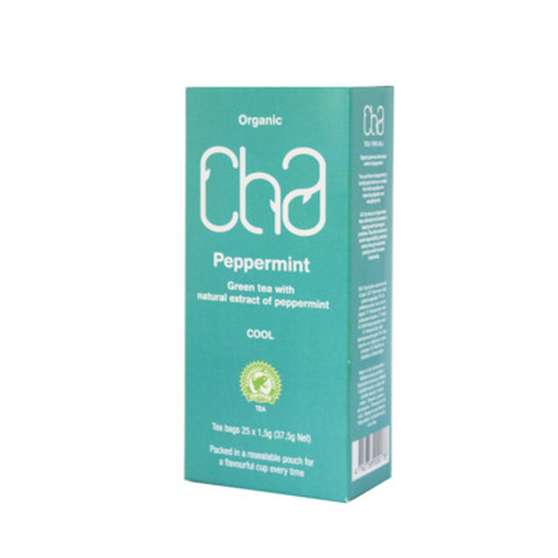 CHA Peppermint Orgaaniline roheline tee 25x1,5g