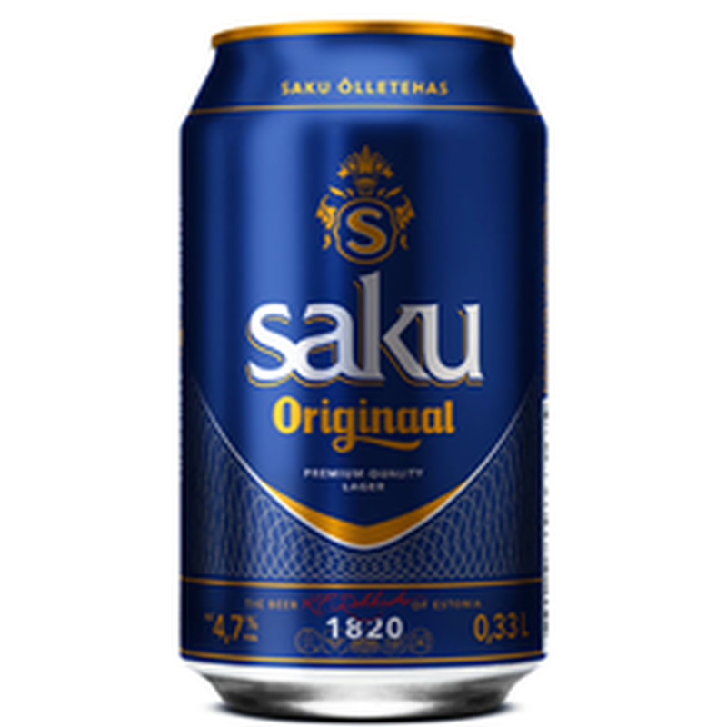 Õlu Originaal, SAKU, 330 ml purk