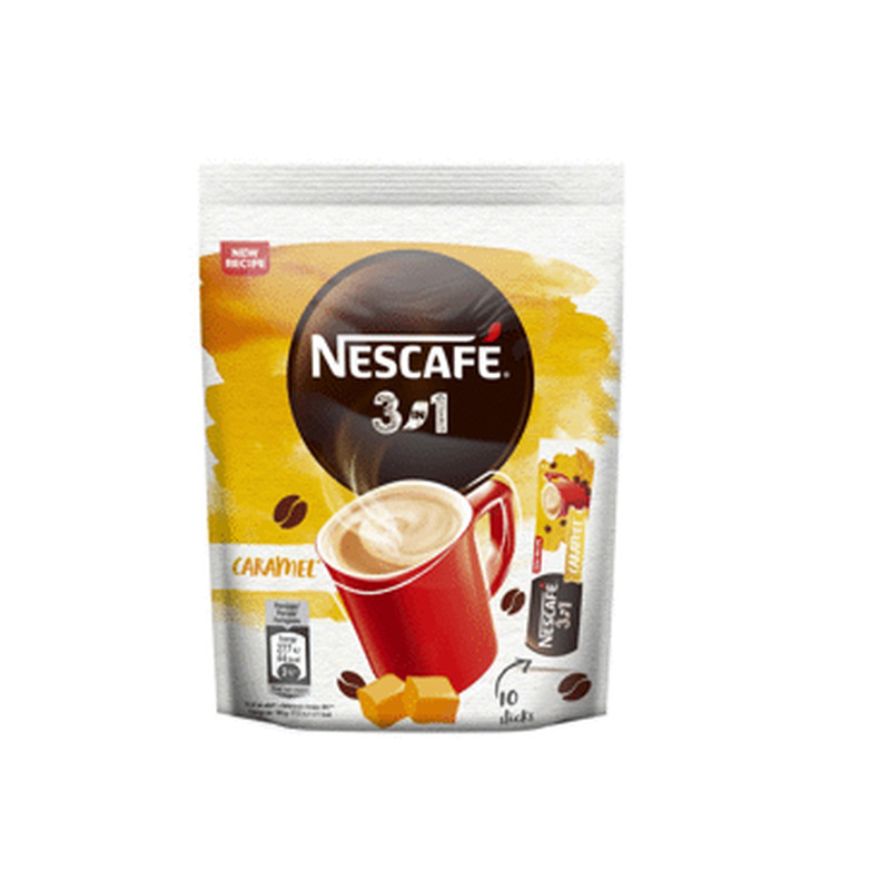 Lahust.kohv NESCAFE 3in1 karamell 10x16g