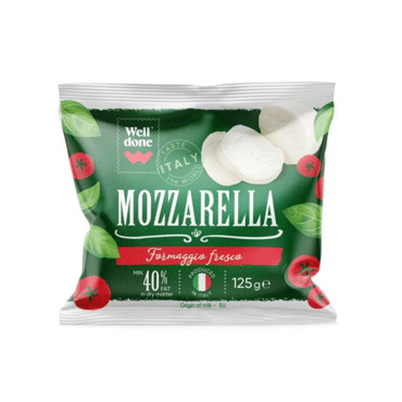 Juust Mozzarella WELL DONE 125/210g