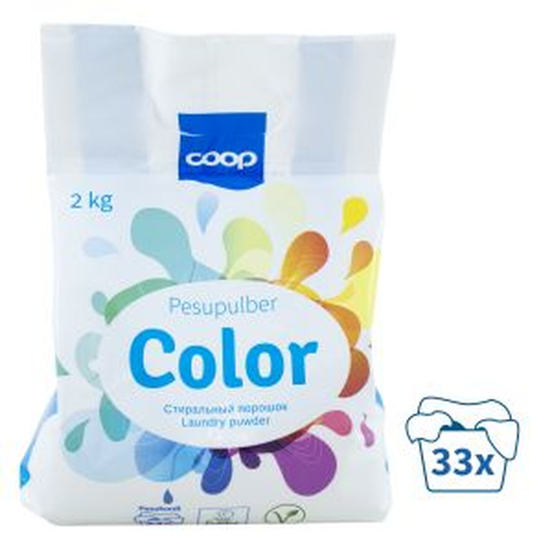 Coop Color pesupulber 2kg 33pesu