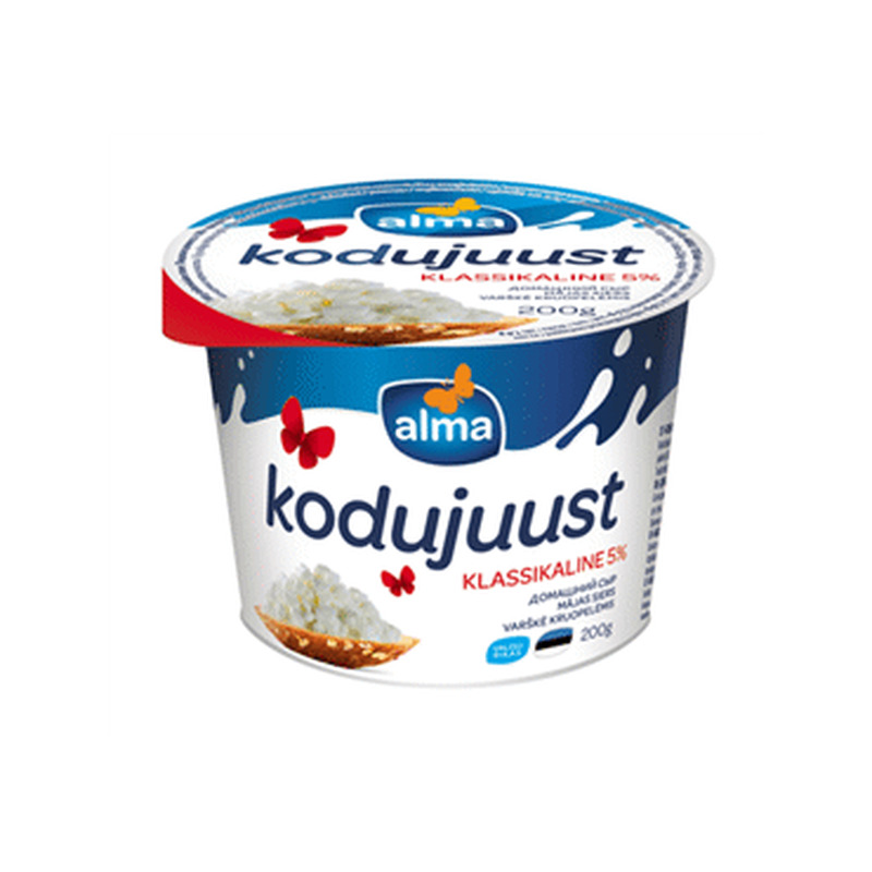 Kodujuust ALMA 5%,200g