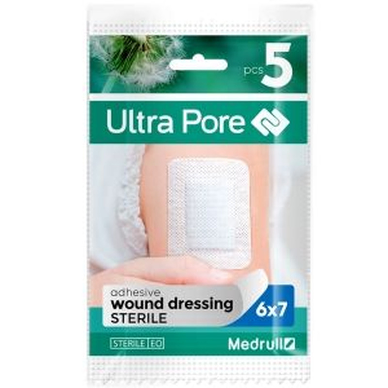 Medrull Ultra Pore plaaster 5tk 6*7cm steriilne