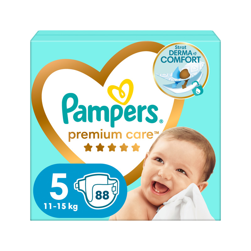 Pampers Premium Care Mähkmed, Suurus 5 (Junior), 11–15 Kg, 88 Mähet