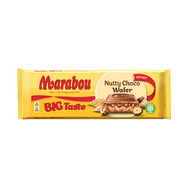 Marabou Big Taste Nutty Choco Wafer piimašokolaad 270g