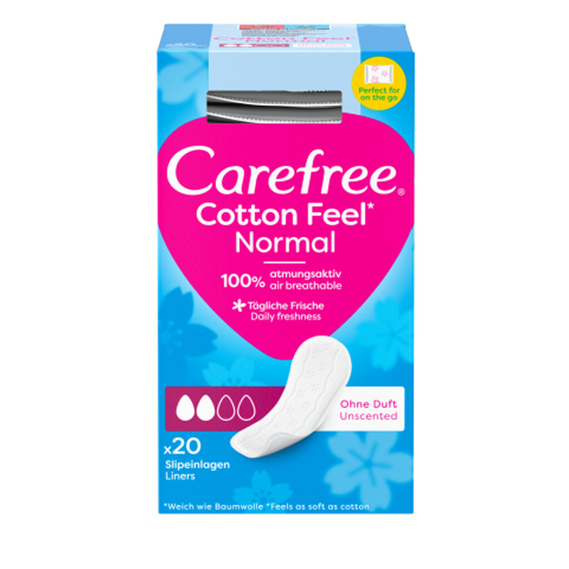 Hügieenisidemed Carefree Cotton Feel Normal IFW 20tk