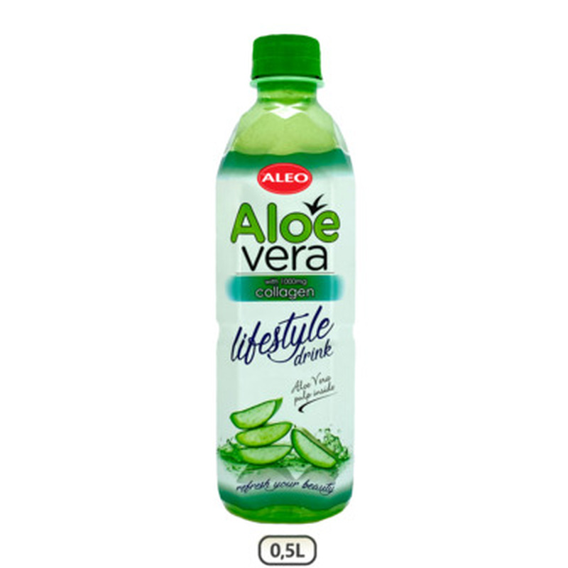 ALEO Aloe Vera with Collagen jook 500ml (pet)