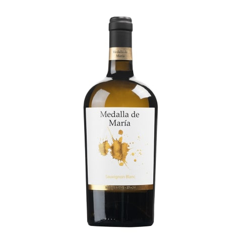 Kaitstud päritolunimetusega vein Medalla de Maria Sauvignon Blanc La Mancha 12%vol 0,75l