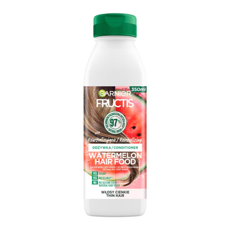 Palsam Fructis Hair Food Watermelon, GARNIER, 350 ml