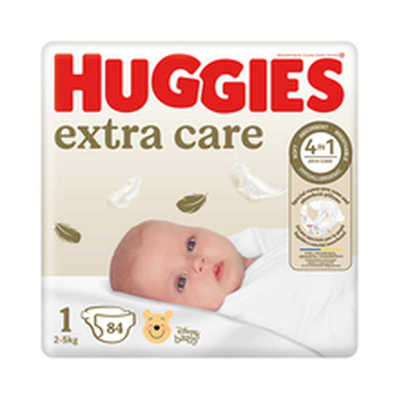 Mähkmed Elite Soft 1 3-5kg, HUGGIES, 3-5kg/84 tk