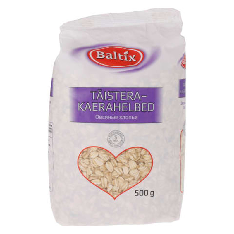 Täisterakaerahelbed, BALTIX, 500 g