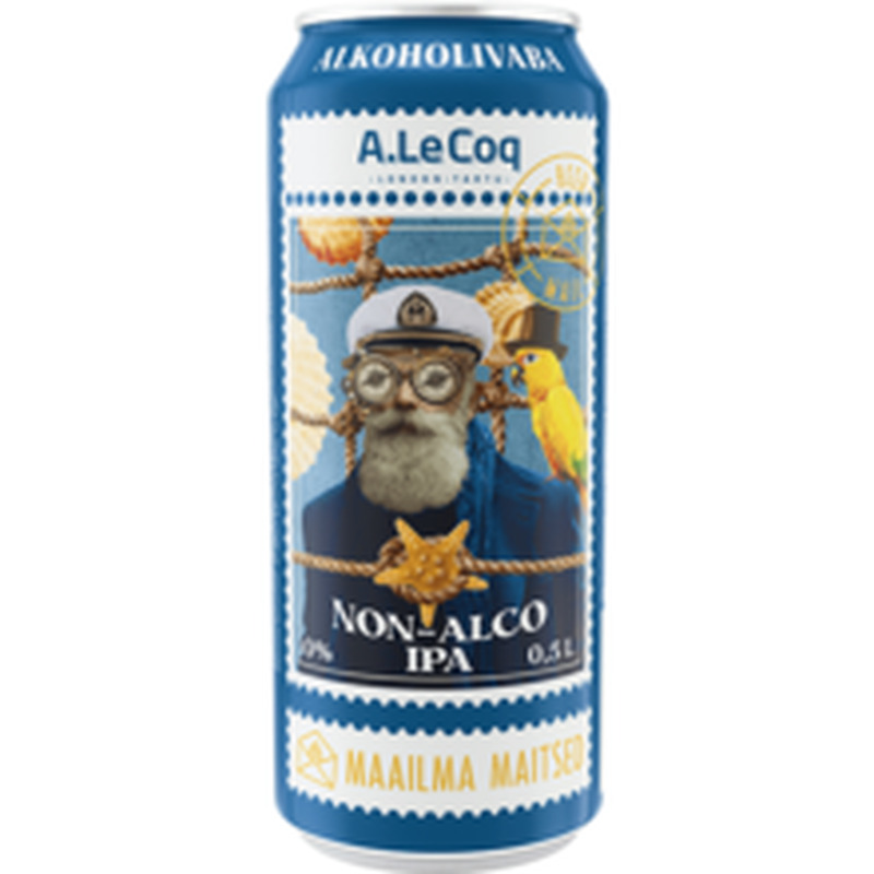 A. Le Coq Beer Mail Ipa alkoholivaba õlu 500ml