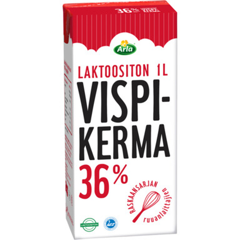 ARLA Vispi kreem 36% 1l (laktoosivaba)