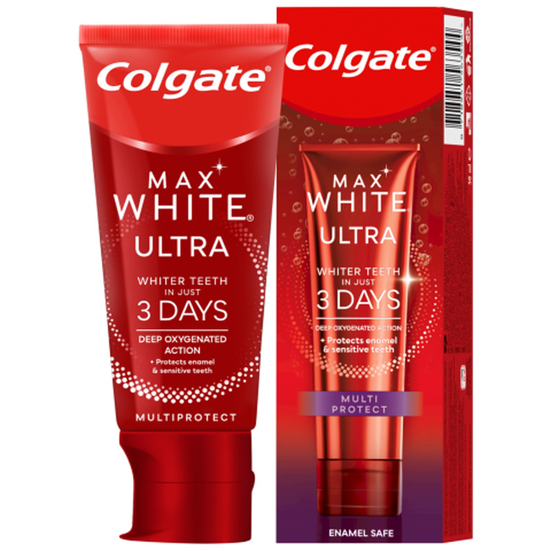 Hambapasta Max White Ultra Multi Protect, COLGATE, 50 ml