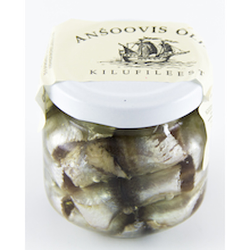 Ansoovis õlis, kilufileest 125 g